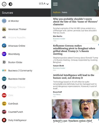 Opinions, Articles, Authors android App screenshot 2